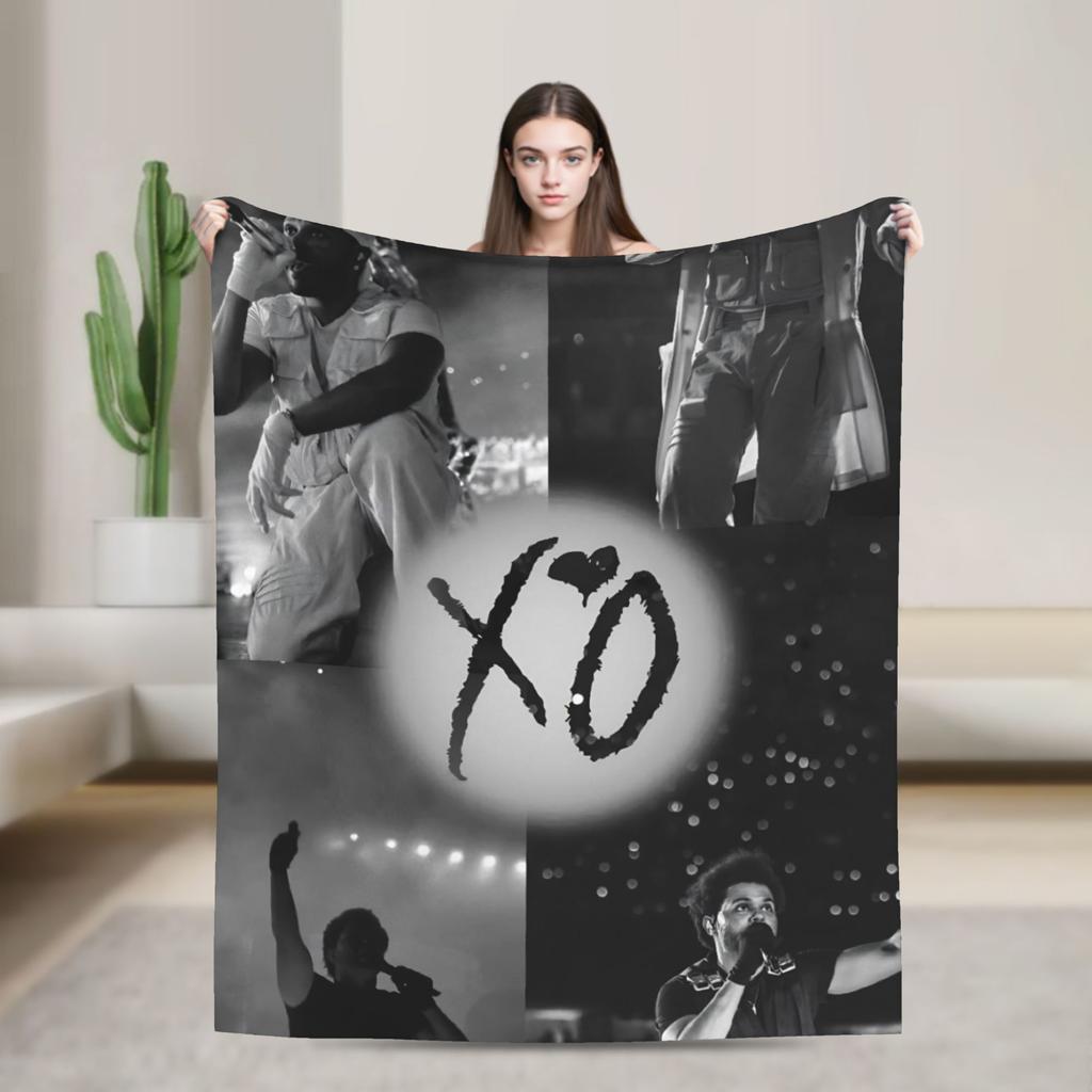The Weeknds Super Soft Blankets Boy Girl Plush Bedding Throws Aesthetic Outdoor Flannel Bedspread Sofa Bed Cover