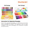 Shuttle Art Crayons Tempera Paint for Drawing and Coloring On and A Perfect Gift for Children and a Great 32-Color Set Water-Washable Sticks,