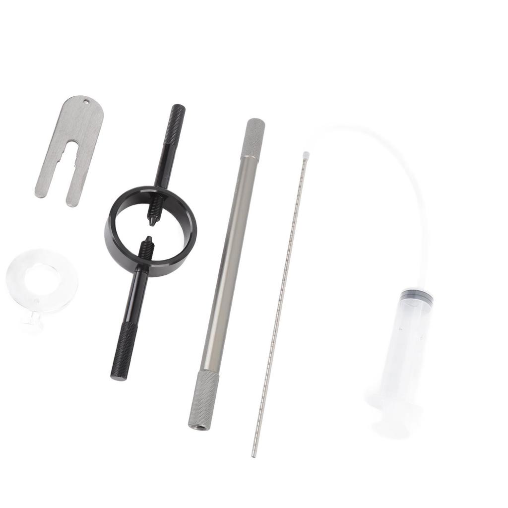 Gabel-Service-Werkzeugsatz Gabelölstandswerkzeug Federkompressor Dämpferstangenwerkzeug für die meisten normalen und umgedrehten Gabeln