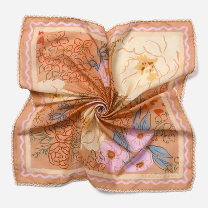Thursday Island Art Flower Bandana_T256MHC131W