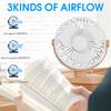 6.5 Inch USB Small Desk Fan 3 Speeds Quiet Portable Desktop Table Fan 360° Adjustment Mini Fan for Home Office Car Outdoor