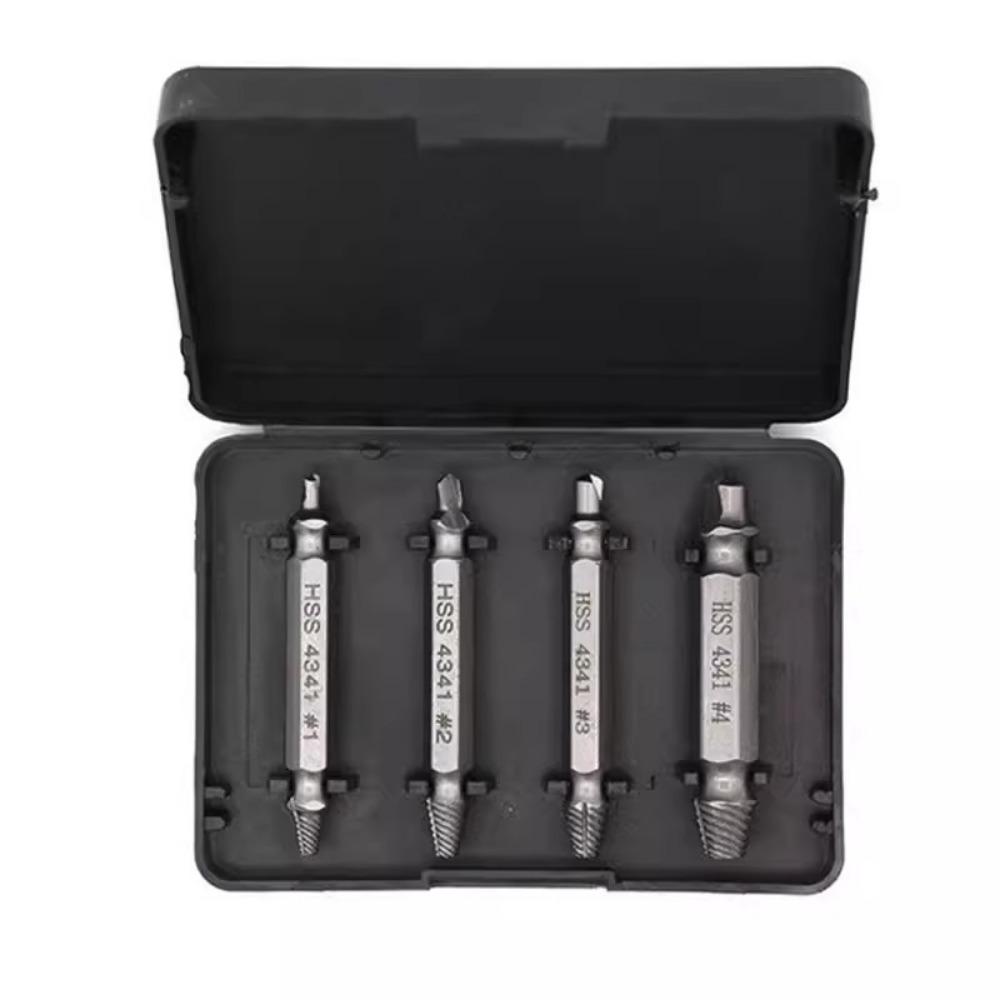 Extractor de șuruburi deteriorat Set de șuruburi rupte dezlipit Instrument cu cap dublu Demontare ușoară Demontare dinți de alunecare a șuruburilor Dispozitiv de îndepărtare a demolarii