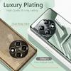 Luxury Plating Soft Clear Back Cover On For OnePlus 11 10 Pro OnePlus11 One Plus 11 10Pro 5G Phone Case Fundas Capa