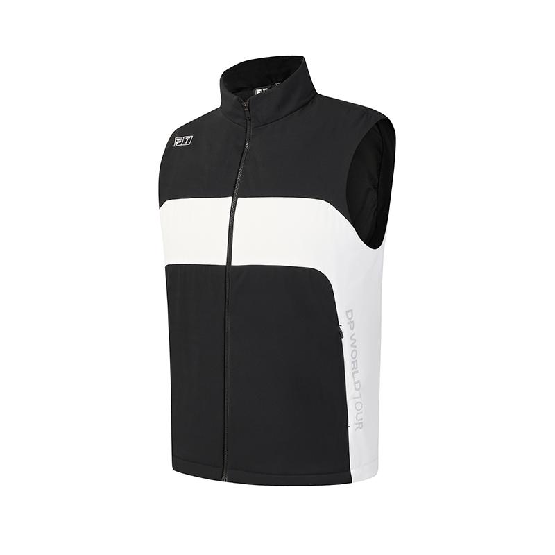 FILA Golf Series Fashion Simple Sports Casual Comfortable Woven Vest Men vest Deep-Black A11M615711FBK L