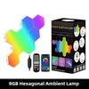 RGB Sechseckige Quantenlampe E-Sport Fantasy Atmosphäre Lampe Schlafzimmer Dekoration LED Wabenlicht