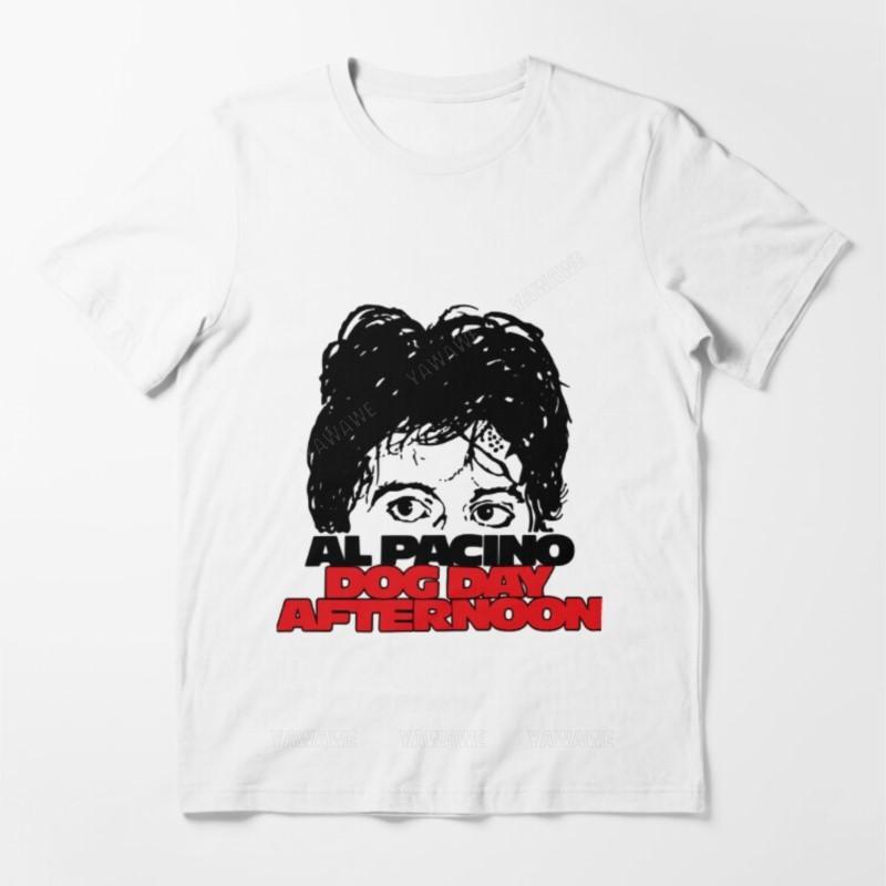 Mens brand fashion tshirt Summer T shirts For Men Pacino Dog Day Afternoon Classic Essential T Shirt male sleeve casual tops S