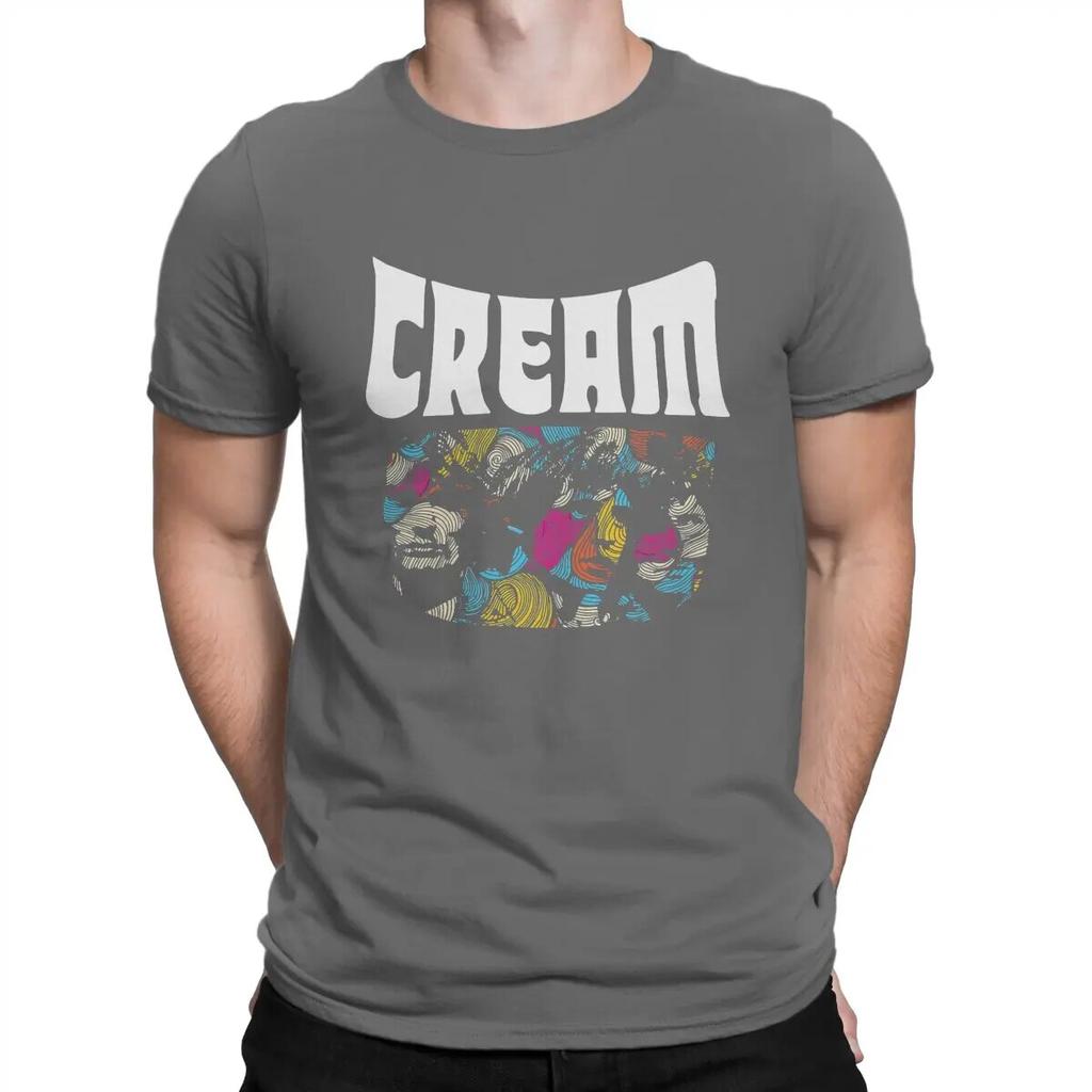 One Of The Earliest Super Rock Bands Unisex TShirt Cream O Neck Tops Fabric T Shirt Humor Top Quality Gift Idea