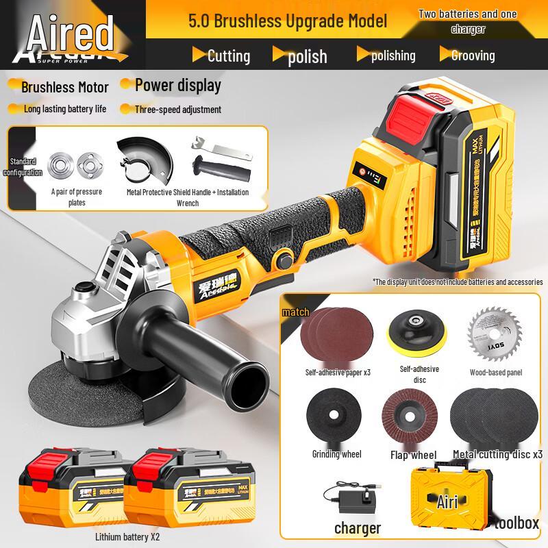 Ai Ruide 21V Cordless Angle Grinder CN Plug (adapter Included)