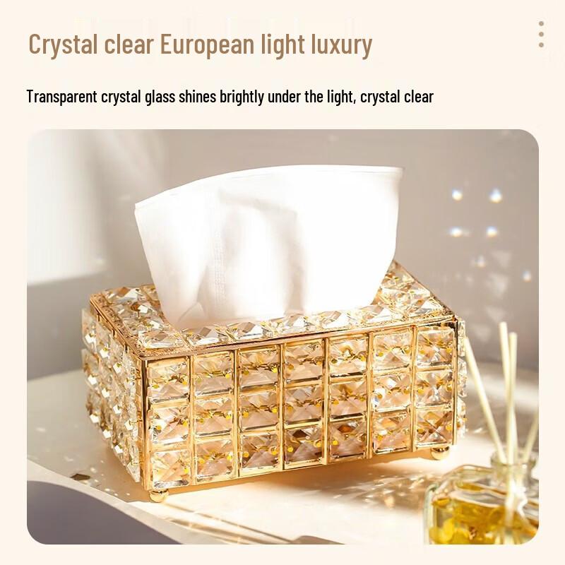 

Luxury Crystal Tissue Box
