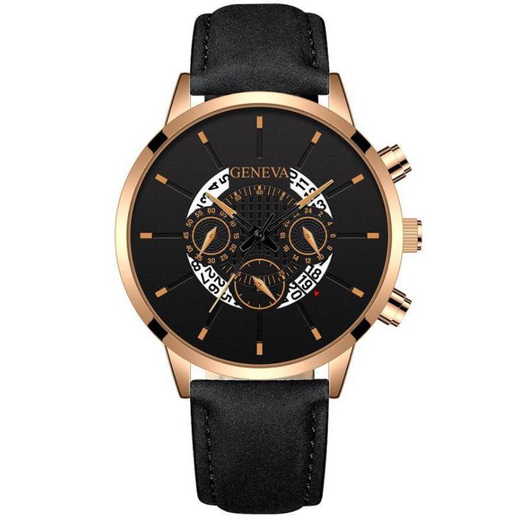 Geneva Wish Fashion Creative Calendar, Men'S Business Belt Watch