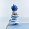 Anime Re:Life In A Different World From Zero Rem Ram Figure Blue Stripes Loungewear Model Noodle Press PVC Collection Gift Toy