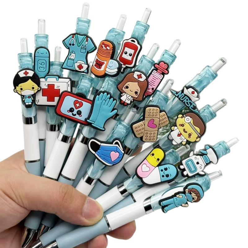 15Pcs Ballpoint Pen, Medical Series Neutral Pen, Suitable for Doctors, Nurses, and Students To Use. Party Gifts Stationery
