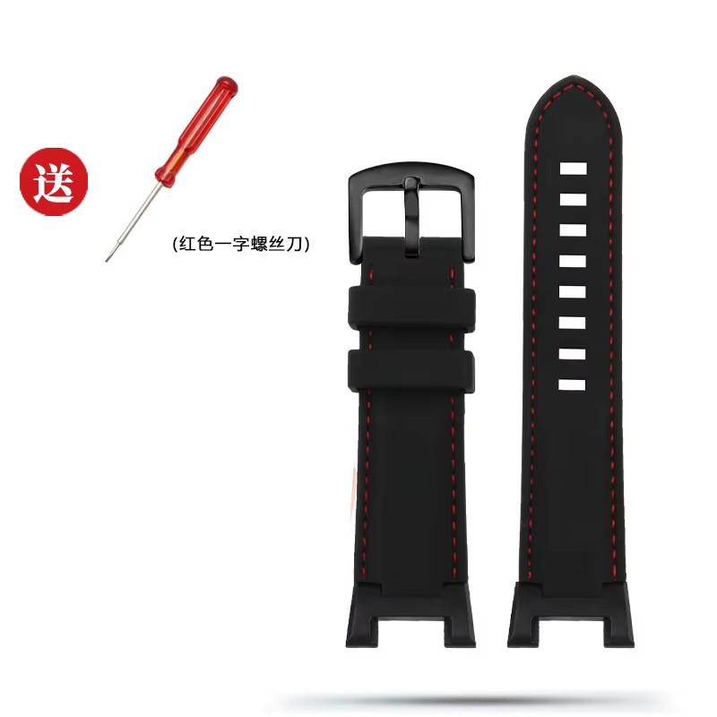 Modified Silicone Watchbands For Casio PROTREK Series PRW-7000 PRW7000 PRW-7000FC Rubber Watch Strap For Men With Tools Bracelet