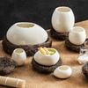 Bird Eggshell Serving Bowl Glossy Ceramic Decoration Bowl for Salad Fruit Display and Home Table Styling Use