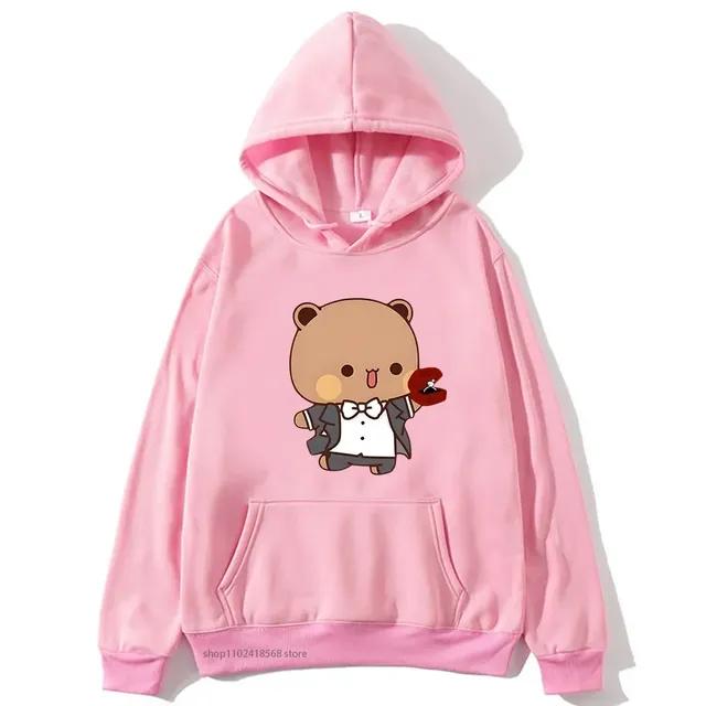 Marriage Bubu Dudu Panda Baby Bears Hoodies Women Couple Sweatshirts Kawaii Girl Boy Clothing Y2k Pullover Unisex