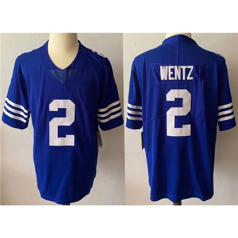 Camiseta de Fútbol NFL Indianapolis Colts para Hombre Ropa Deportiva para Aficionados Azul Blanco Tallas S-XXXL