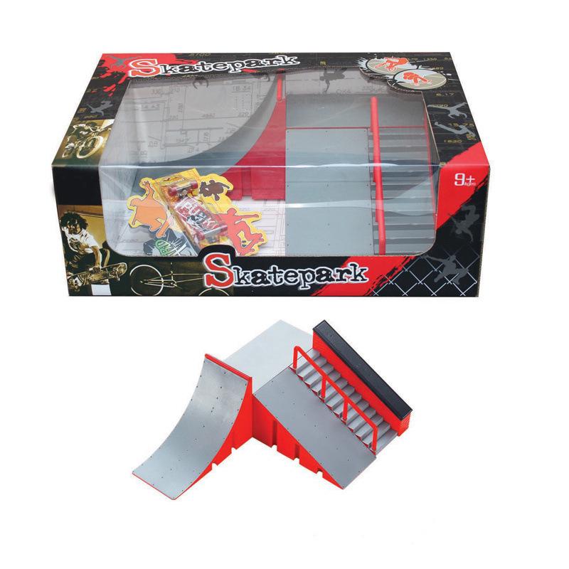 Street Stall Finger Skateboard Ramp Set - Kids' Toy & Gift for Stunt Scenes