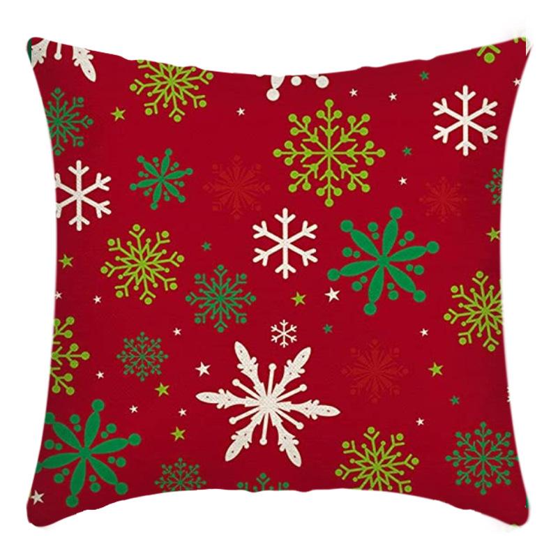 Christmas Nordic Style Santa Claus Pillowcase Home Sofa Cushion Car Cushion Cartoon Christmas Pillowcase