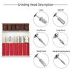 Electric Nail Drill Machine Set for Manicure Pedicure Cuticle Remover Machine Nail Grinding Repair Microblading Supplies