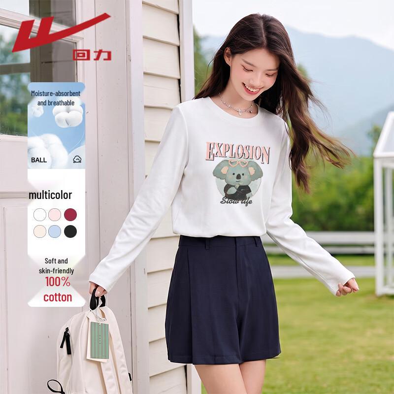 Warrior Women s 100% Cotton Long Sleeve Crew Neck T-Shirt 2XL
