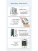 Huishentang Bluetooth Automatic Wrist Blood Pressure Monitor TK-W202