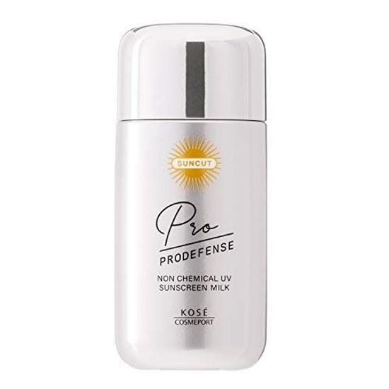 Sunkat KOSE Pro Defense Non-Chemical Formula Sunscreen UV Milk Absorber Free 60mL Unscented 60 Milliliters (x 1)