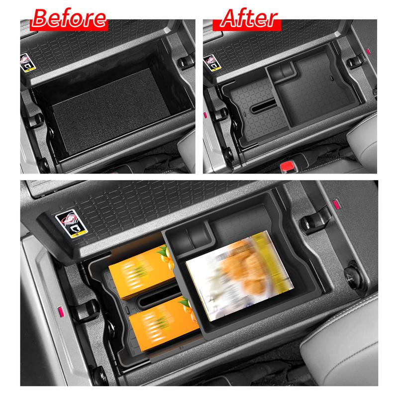 Smabee for Toyota RAV4 2026 Car Center Console Armrest Double-layer Tray Organizer Armrest Storage Box Ert Accessories
