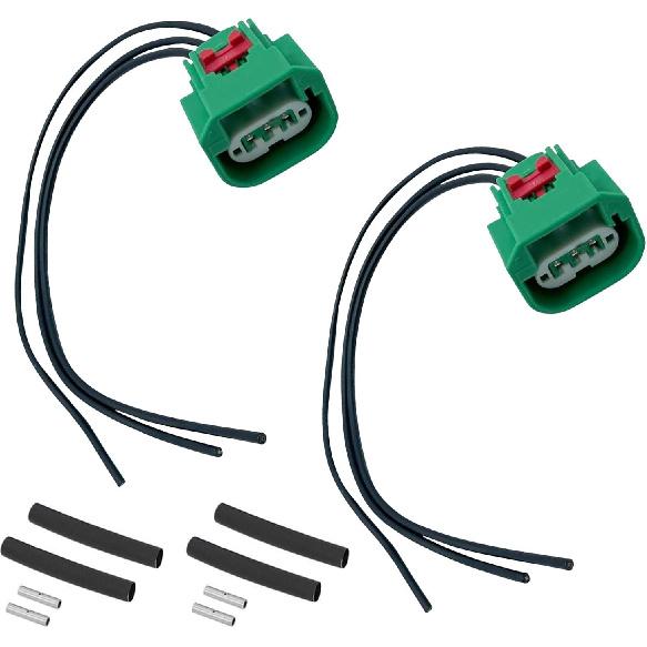 

H13 9008 Light Bulb Harness Connector, Daytime Running Lamp Parking Light Connector Harness Replacement 68064997AA, Compatible with Chrysler Jeep