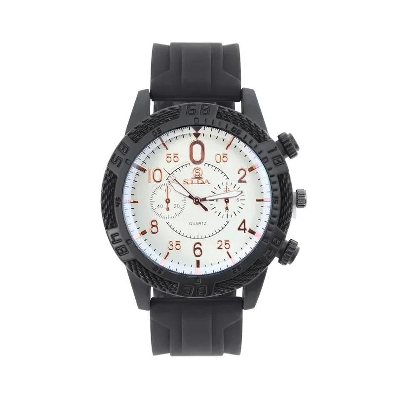 Fashion Calendar Silicone Tape Watch Classic Fashion Trend High-grade Temperament Men's Watch for Men