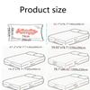 1PC Printed Fitsheet Single Double Twin Queen Size Mattress Cover with Elastic Band Bedsheet Soft Comfortable Fitted Sheet