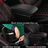 For TOYOTA Yaris Vitz Car Armrest Box Car Accessories Interior Parts Details Double-Layer Storage Box Retrofit Parts