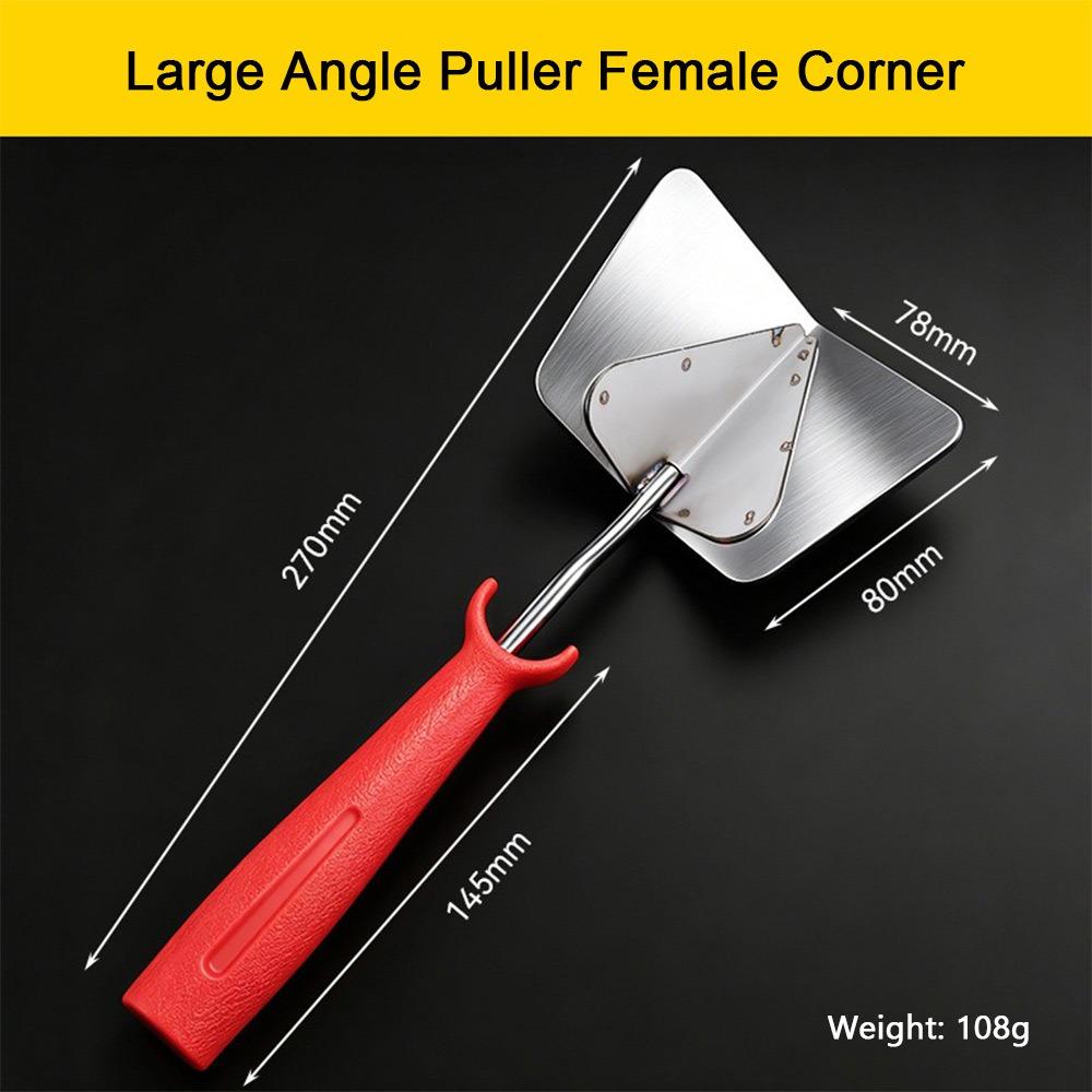 Wear Resistant Corner Trowel Stainless Steel Drywall Finisher  Plaster Finishing Internal Corner