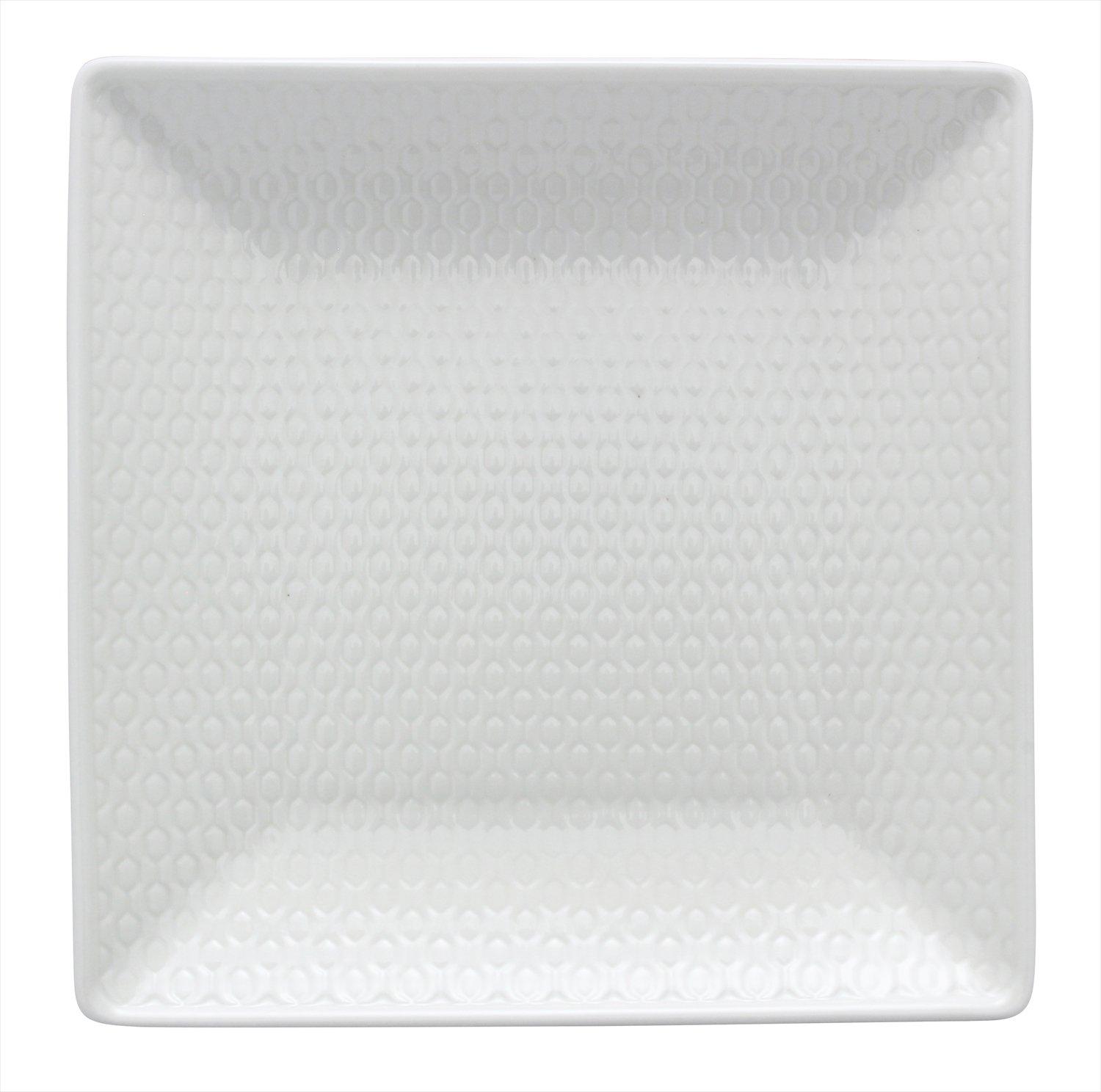 

[Officially Imported] Wedgwood Geo Small Square Plate, Approx. 14.5cm, Wedding Gift, 1053102