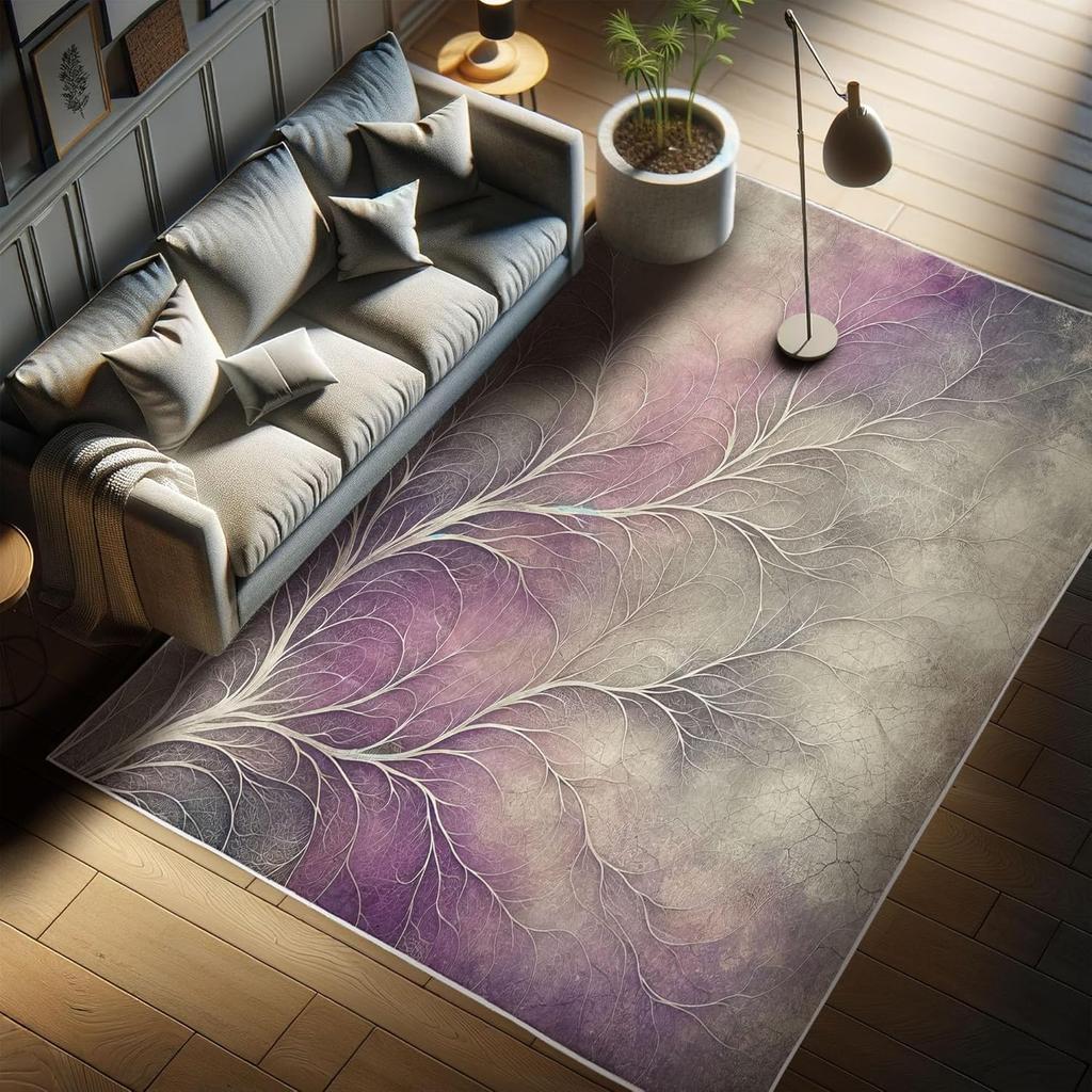Dinosaur Decorative Rug,Jurassic Scenario Cartoon Animals in Wilderness Cloudy Sunrise Back, Quality Carpet for Bedroom Dorm and