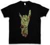 ZOMBIE METAL FIST T-Shirt Mens Womens Tees Top Hard Rock Sign Hand Zombie Fun Wacken Devil Horns