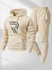European Unisex Casual Hoodie & Sports Suit Set