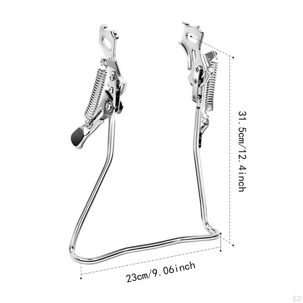 Stand Kickstand Frame Retro Supplies Adjustable Parking Rack Bike Double Foot for Cruiser