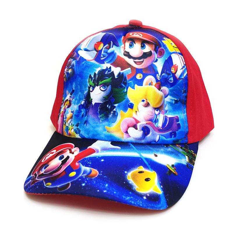 16 hues Super Marios Bros Animation Design Headwear Luigi Embroidery Animation Figure Peripherals Baseball Cap Shade Sun Protection kids Presents