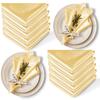 36 Pcs Satin Napkins Soft Dinner Napkins Square Table Napkins 30x30cm for Restaurant Weddings Party Dinner Decoration