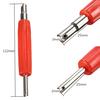 2 Way Auto Car Motorcycle Tyre Tire Valve Stem Core Remover Repair Tool