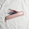 Soft Thin Pencil Case PU Pen Storage Bag Vintage Pencil Bags  Office Accsesories