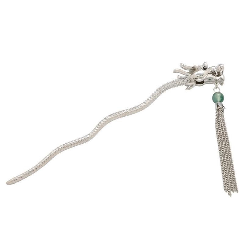 Delicate Dragon Hairpin Chinese Hair Cheongsam Hair Pin Sticks for Taking Photo Hair Styling Supplies