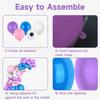 Purple Pink Balloon Set Halloween Eyes Matte Metal Balloon Wreath Birthday Party