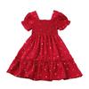 2025 Sommer Mädchen Polka Dot Prinzessinnenkleid - Kurzärmelig und Modisch