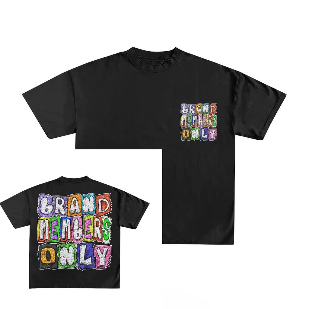 High Street Popular T Shirt Men Vintage Couples Hip Hop American Fashion Streetwear Casual Harajuku Y2k Tops Oversized T Shirts