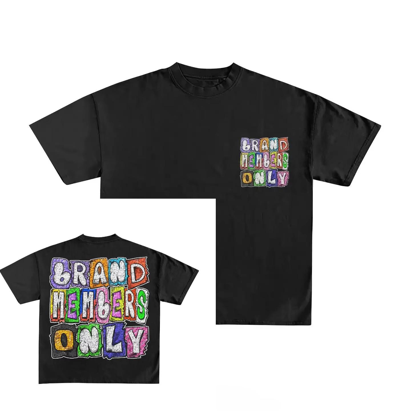 

High Street Popular T Shirt Men Vintage Couples Hip Hop American Fashion Streetwear Casual Harajuku Y2k Tops Oversized T Shirts 4XL