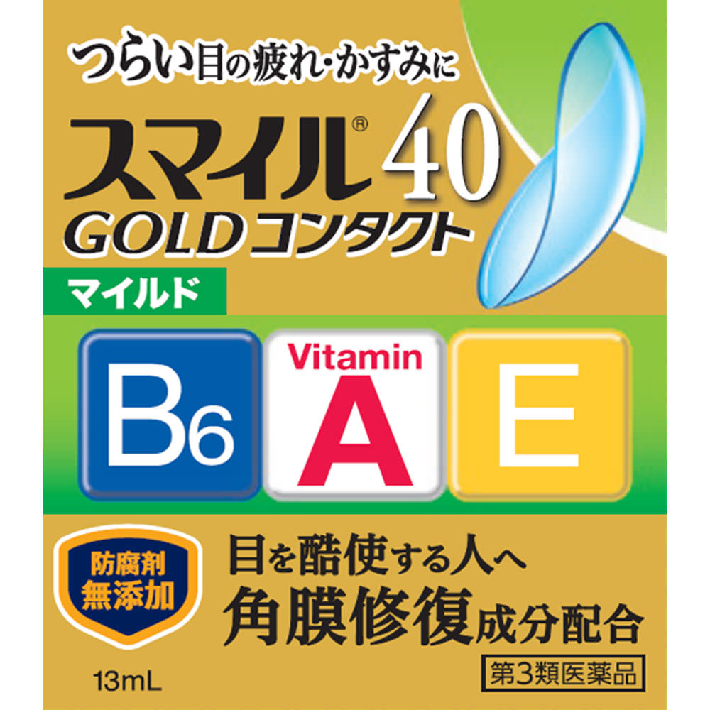 

LION Smile 40 Gold Contact Mild 13ml For contact lenses Eye Drops Efficacy: - Eye fatigue - Blurred vision (such as when experiencing excessive eye di 1