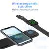 15W 4 w 1 magnetyczna bezprzewodowa ładowarka do Macsafe iPhone 14 13 12 Pro Max Apple Watch Airpods Qi stacja dokująca do szybkiego ładowania