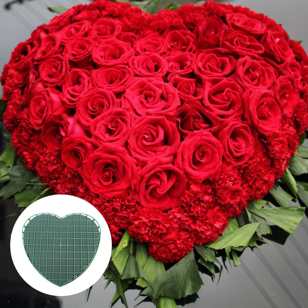 

Flower Foam Cage with Suction Cup Green Wet Foam Blocks Floral Foam Block Artificial Floral Arrangements Mud for Florist Wedding Car Decoration