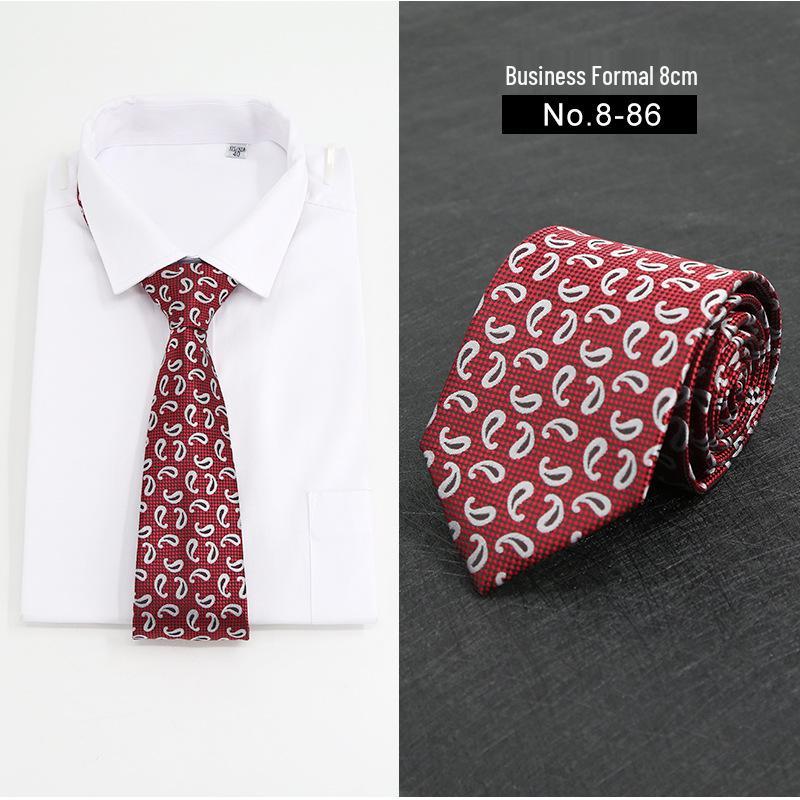 Men's Formal Business Casual Solid or Striped Tie